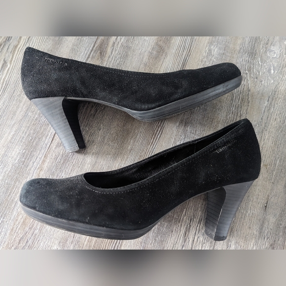 Tamaris black leather shoes - Picture 5 of 7